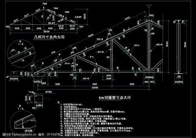 彩钢钢架结构设计标准（27m梯形钢屋架施工详图获取途径）