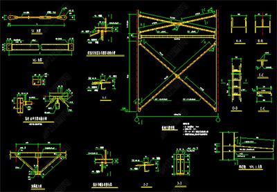 钢结构屋架图