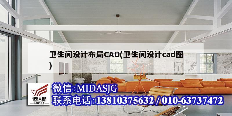 卫生间设计布局CAD(卫生间设计cad图)