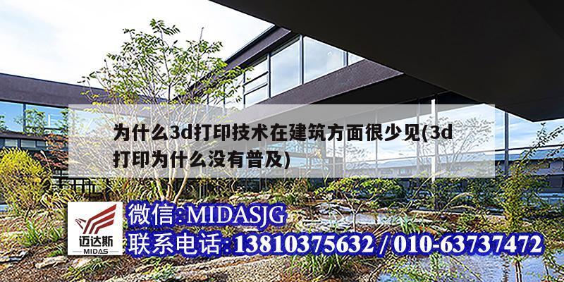 为什么3d打印技术在建筑方面很少见(3d打印为什么没有普及)